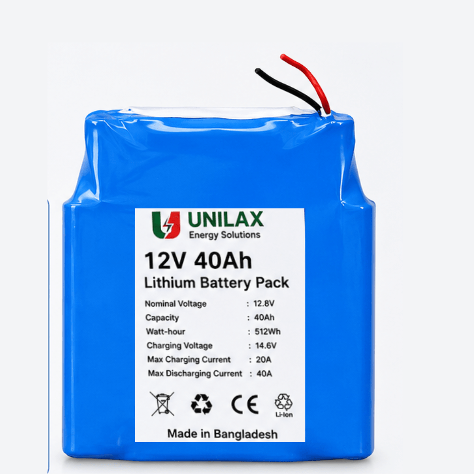 12V 40Ah Lithium Battery Price in Bangladesh